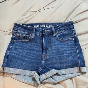 American Eagle Outfitters Dark Blue Jean Shorts